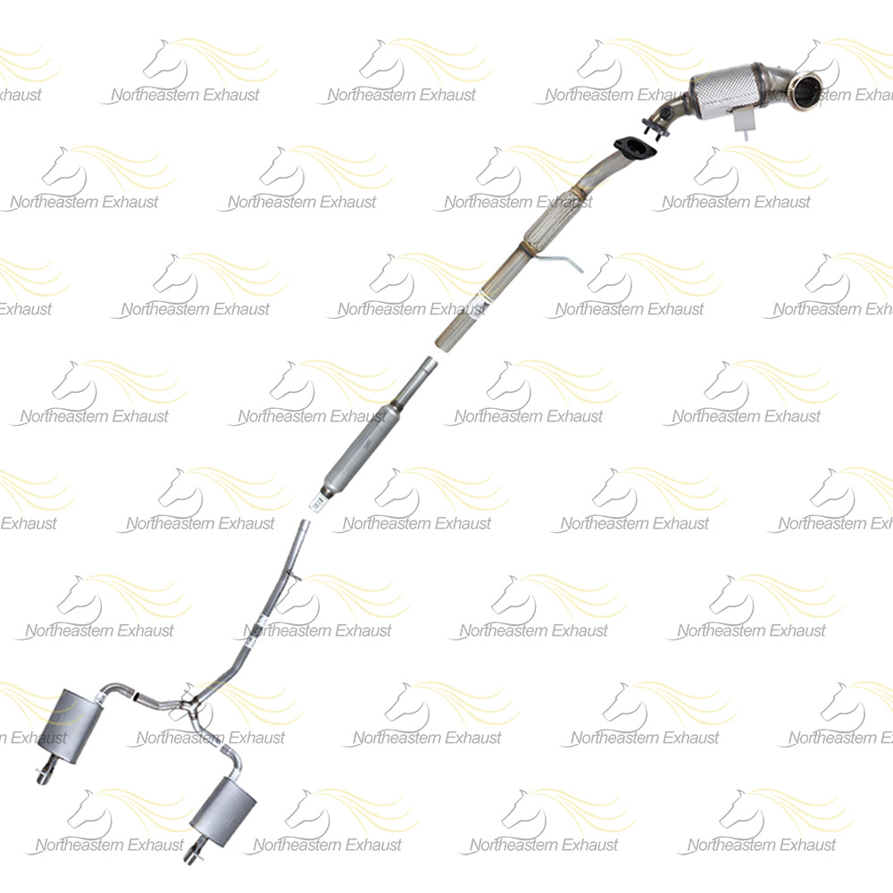 2012-2015 Ford Explorer 2.0L Stainless Steel Complete Exhaust System kit | EPA Approved