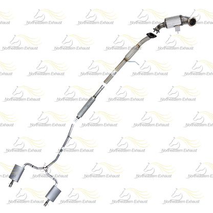 2012-2015 Ford Explorer 2.0L Stainless Steel Complete Exhaust System kit | EPA Approved