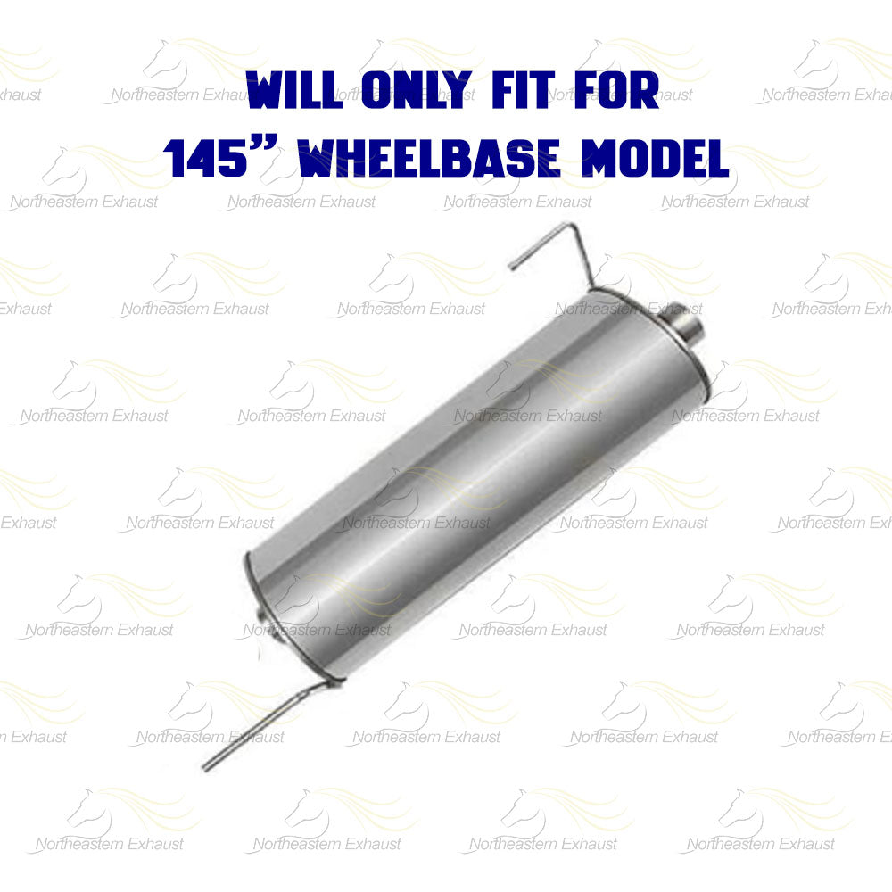 2005-2008 Ford F-150 4.2L 145" WB Stainless Steel Exhaust Pipes Muffler Kit