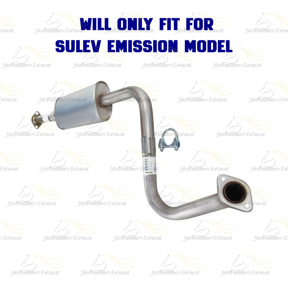 2009-2012 Nissan Sentra 2.0L Rear Exhaust EPA Catalytic Resonator Pipe Kit