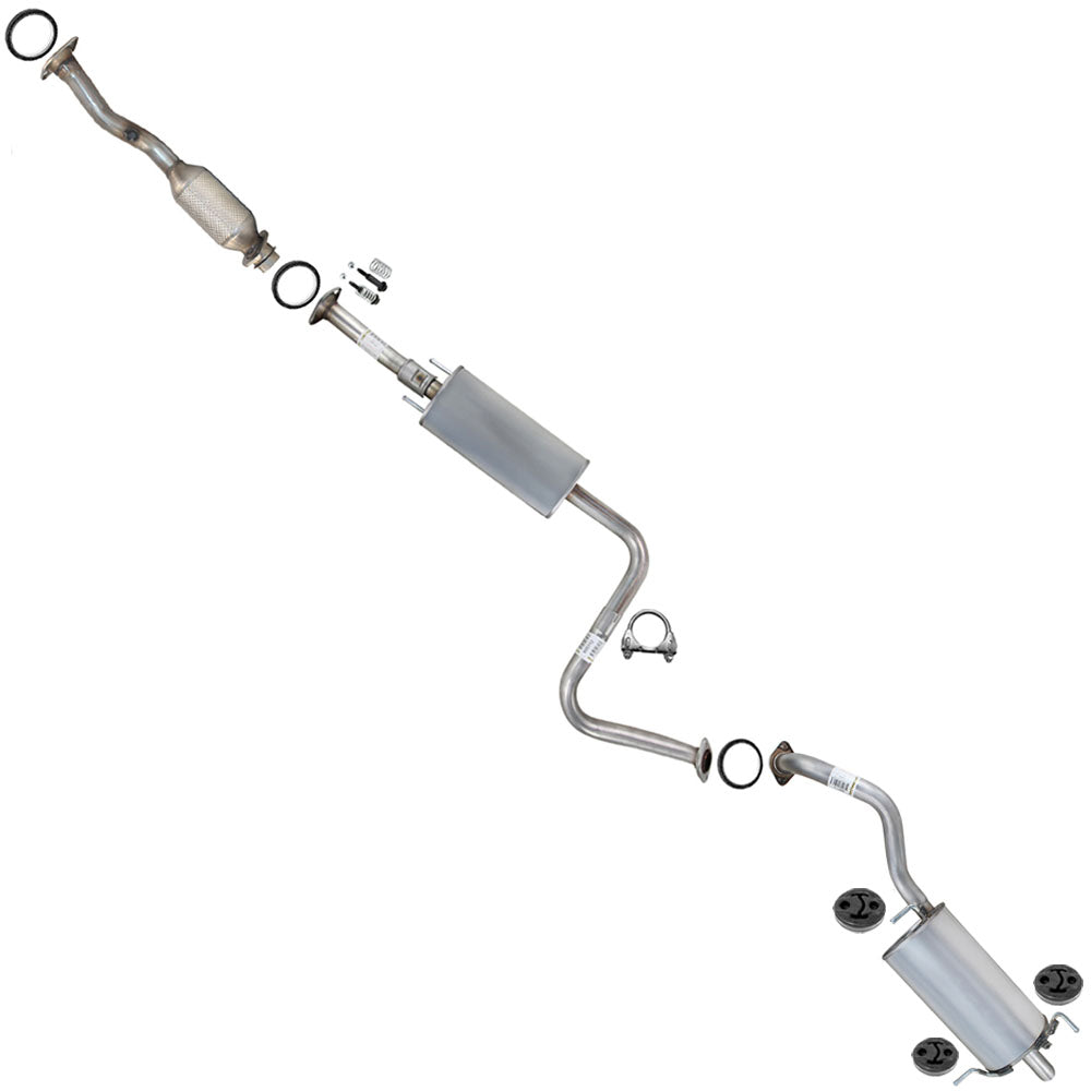 2009-2012 Nissan Sentra 2.0L Rear Catalytic Resonator w/ Muffler Kit EPA Approved | SULEV