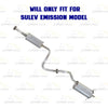 2009-2012 Nissan Sentra 2.0L Rear Catalytic Resonator w/ Muffler Kit EPA Approved | SULEV
