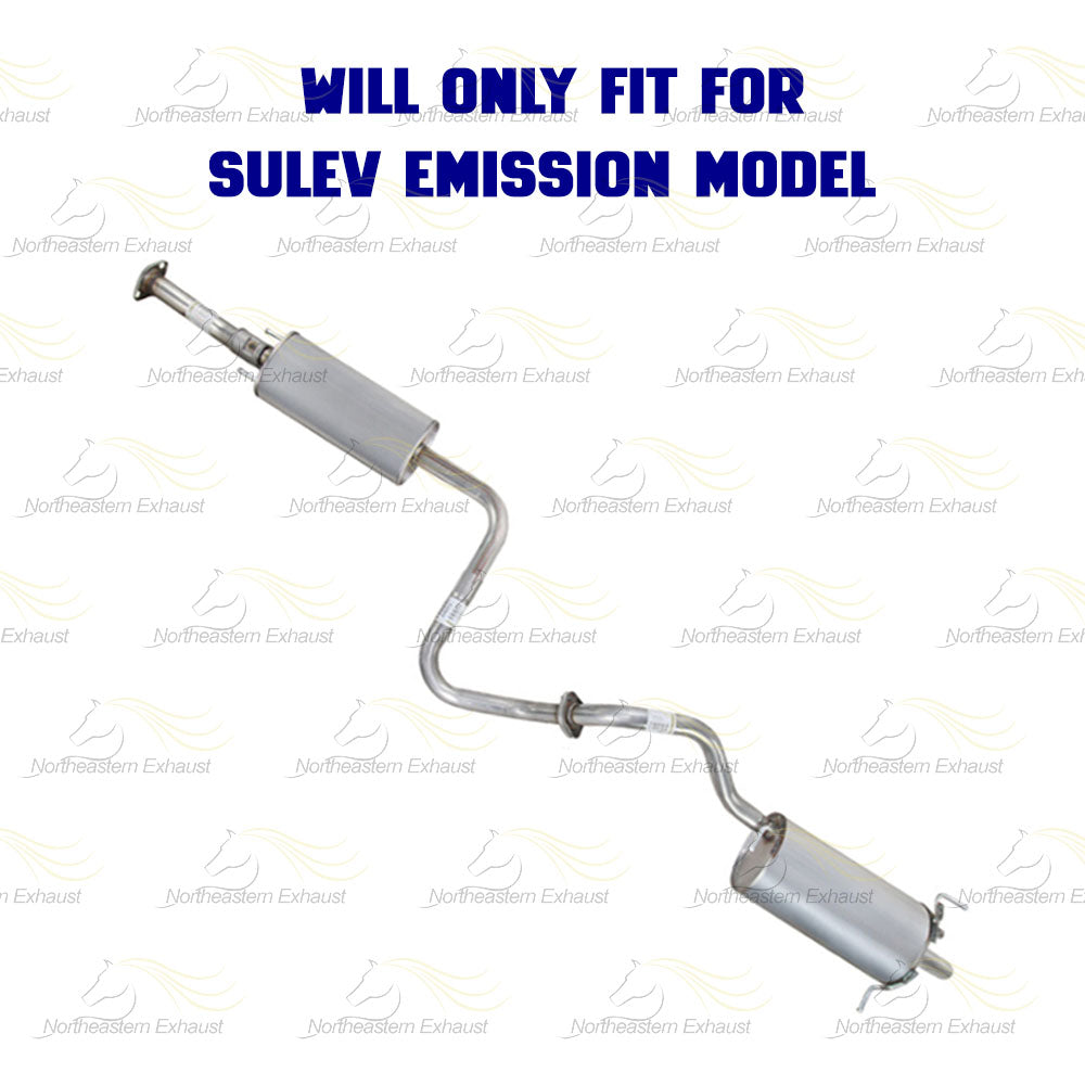 2009-2012 Nissan Sentra 2.0L Rear Catalytic Resonator w/ Muffler Kit EPA Approved | SULEV
