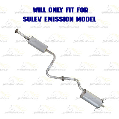 2009-2012 Nissan Sentra 2.0L Rear Catalytic Resonator w/ Muffler Kit EPA Approved | SULEV