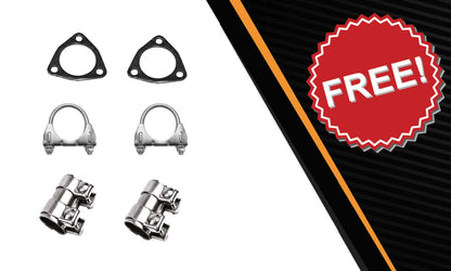 1998-2005 Volkswagen Passat 1.8L Catalytic with Flex Pipe and Muffler Kit | Automatic Transmission