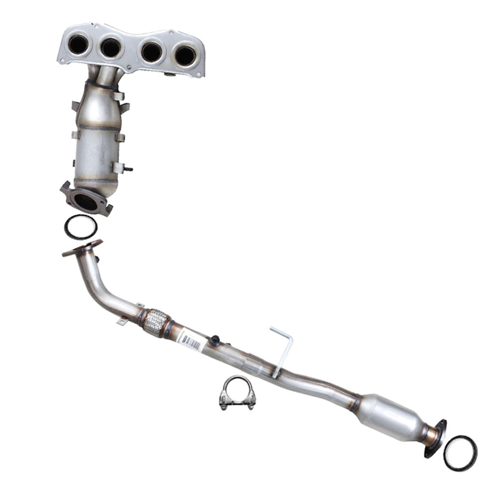 Front Exhaust Manifold and Rear Catalytic Kit for 2002-2006 Toyota Camry 2.4L | 2002-2006 Toyota Solara 2.4L | ULEV