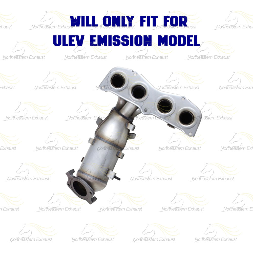 2002-2006 Toyota Camry and Solara 2.4L Exhaust Manifold Catalytic Converter Resonator Muffler Kit