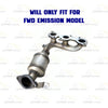 2004-2006 Sienna 3.3L FWD Pair of Manifold Catalytic Kit EPA Approved