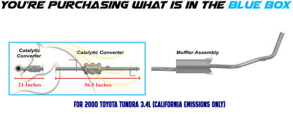 2000-2004 Toyota Tundra 3.4L EPA Approved Front & Rear Exhaust Catalytic Converter