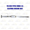 2000-2004 Toyota Tundra 3.4L EPA Approved Front and Rear Exhaust Catalytic Converter Muffler Assembly