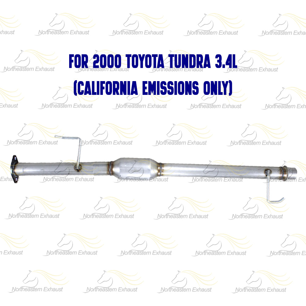 2000-2004 Toyota Tundra 3.4L EPA Approved Front and Rear Exhaust Catalytic Converter Muffler Assembly