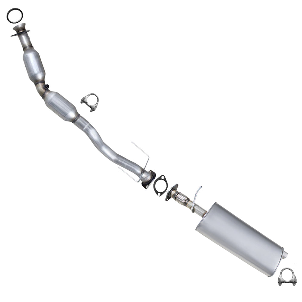 2008-2009 Trailblazer and Envoy 4.2L EPA Approved Catalytic Converter and Muffler Kit