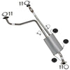 1997-2000 Infiniti QX4 3.3L and 1996-2000 Nissan Pathfinder 3.3L Exhaust System Kit