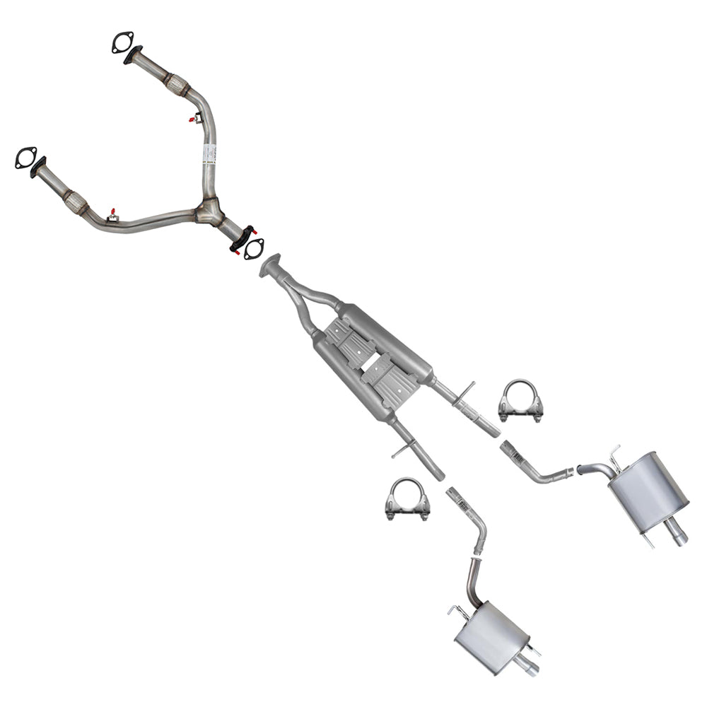Cat-back Exhaust System for 2007-2013 Infiniti G35 3.5L and 2007-2013 Infiniti G37 3.7L| SEDAN only