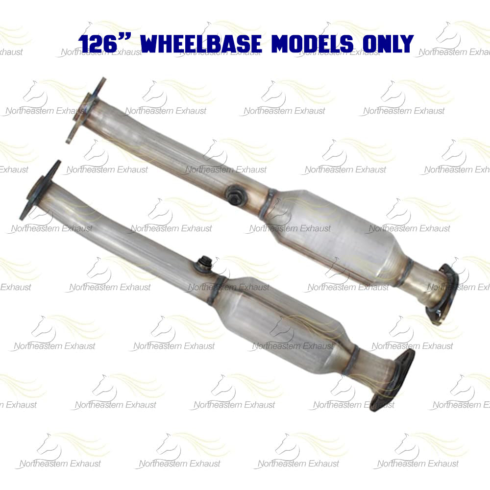 2009-2012 Suzuki Equator 4.0L EPA Approved Exhaust Pair of Manifold Catalytic Converters Pipe and Muffler
