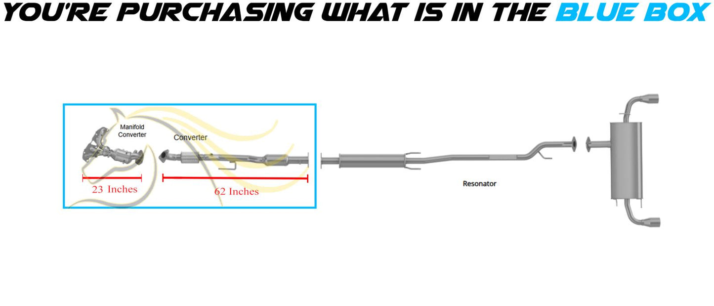 2013-2018 Nissan Altima 2.5L Exhaust Manifold and Catalytic Converter | EPA Approved