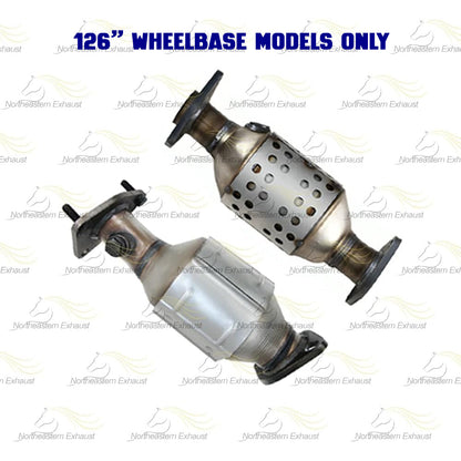 2009-2012 Suzuki Equator 4.0L EPA Approved Exhaust Pair of Manifold Catalytic Converters Muffler and Pipes Complete System Kit