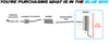 2010-2017 Chevy Equinox & GMC Terrain 2.4L Stainless Steel Exhaust Rear Muffler
