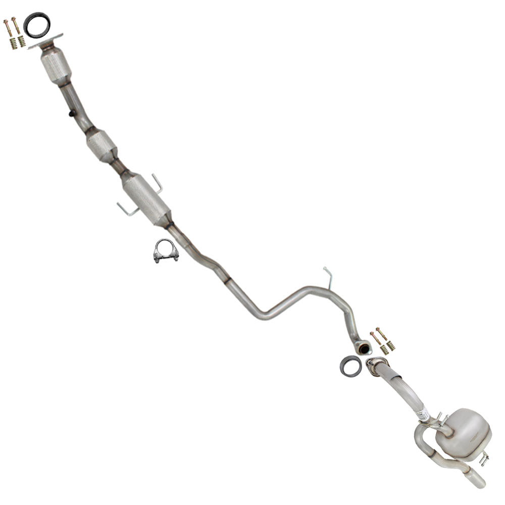 2008-2012 Scion XD 1.8L Complete Exhaust System Kit  EPA Approved