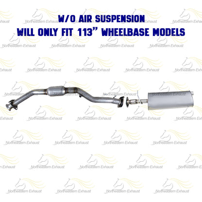 2006-2007 Rainier Trailblazer Envoy 4.2L EPA Approved Exhaust Catalytic and Muffler Kit