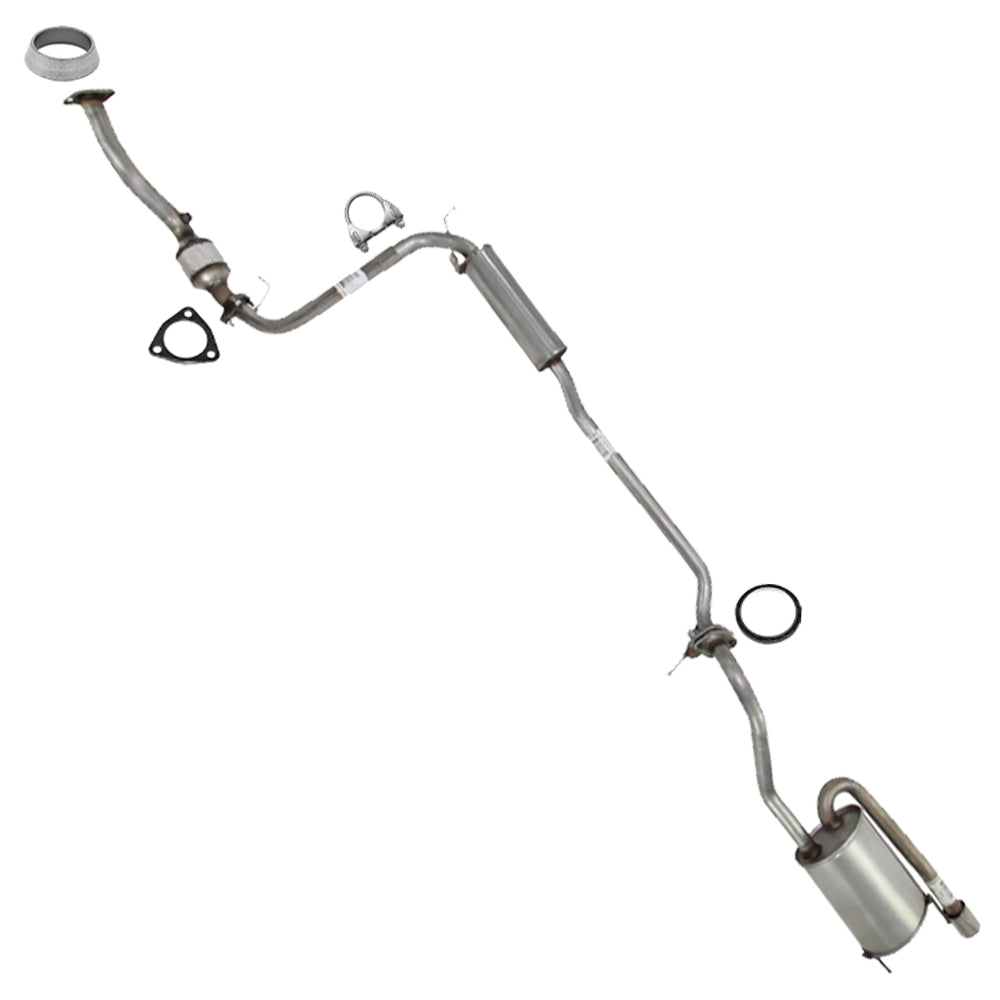 2009-2013 Honda Fit 1.5L EPA Approved Rear Exhaust Catalytic Resonator and Muffler