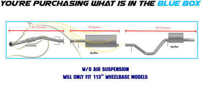 2006-2007 Rainier Trailblazer Envoy 4.2L EPA Complete Exhaust System Kit