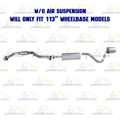 2006-2007 Rainier Trailblazer Envoy 4.2L EPA Complete Exhaust System Kit