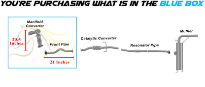 2004-2005 Toyota RAV4 2.4L Exhaust Manifold Catalytic Converter and Front Pipe Kit | EPA Approved