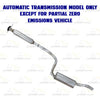 2009-2010 Ford Focus 2.0L EPA Approved Exhaust Manifold Converter Resonator Muffler Kit