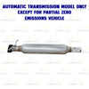 2009-2010 Ford Focus 2.0L EPA Approved Exhaust Manifold Catalytic Converter Resonator Pipe Kit