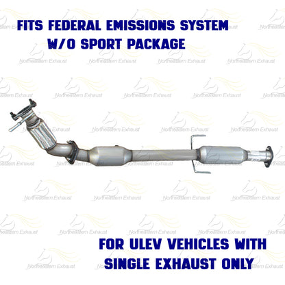 2011-2014 Hyundai Sonata 2.4L  Exhaust Flex Pipe Rear EPA Catalytic