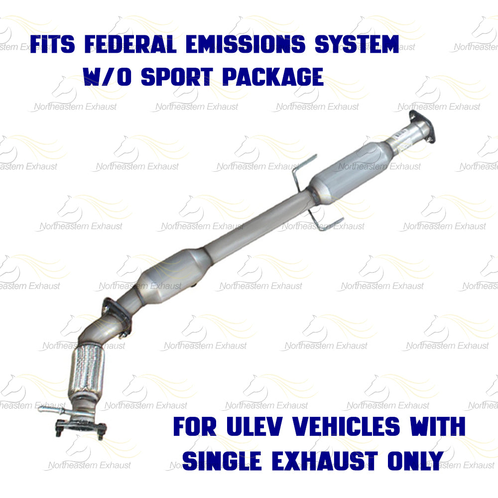 2011-2014 Hyundai Sonata 2.4L  Exhaust Flex Pipe Rear EPA Catalytic