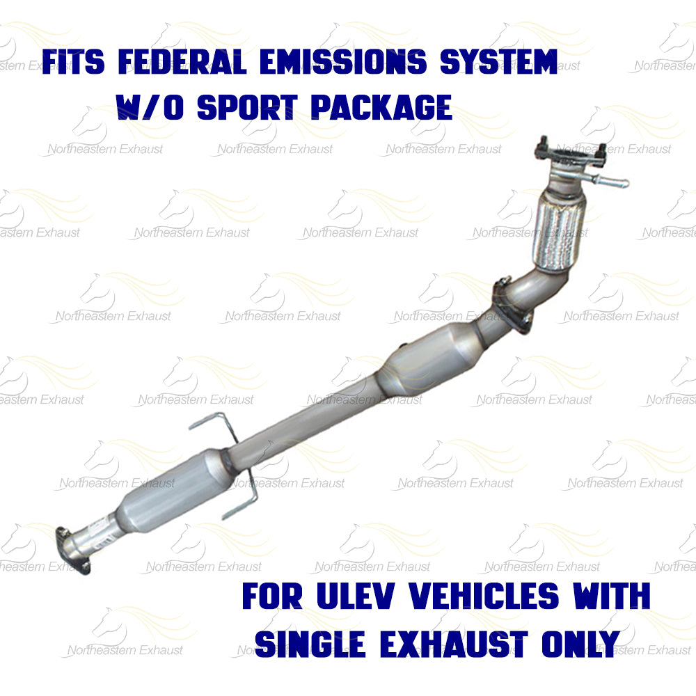 2011-2014 Hyundai Sonata 2.4L  Exhaust Flex Pipe Rear EPA Catalytic