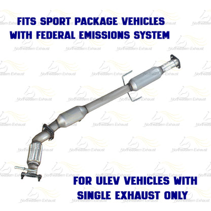 2011-2014 Hyundai Sonata 2.4L Rear EPA Exhaust Catalytic Front Flex Pipe Kit