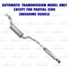 2009-2010 Ford Focus 2.0L Manifold Converter Resonator Muffler with Connector Kit EPA