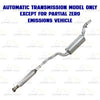 2009-2010 Ford Focus 2.0L Manifold Converter Resonator Muffler with Connector Kit EPA