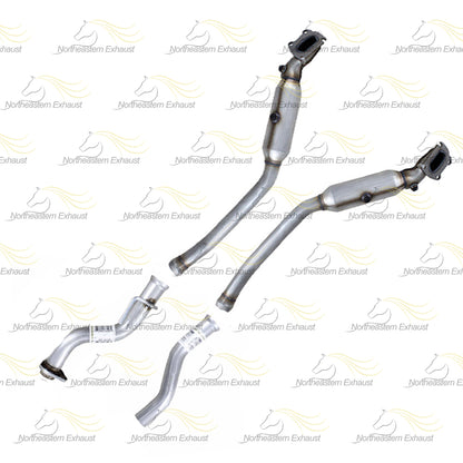 2013-2020 Jeep Grand Cherokee 3.6L EPA Approved Pair of Catalytic Converter with Pipe Kit