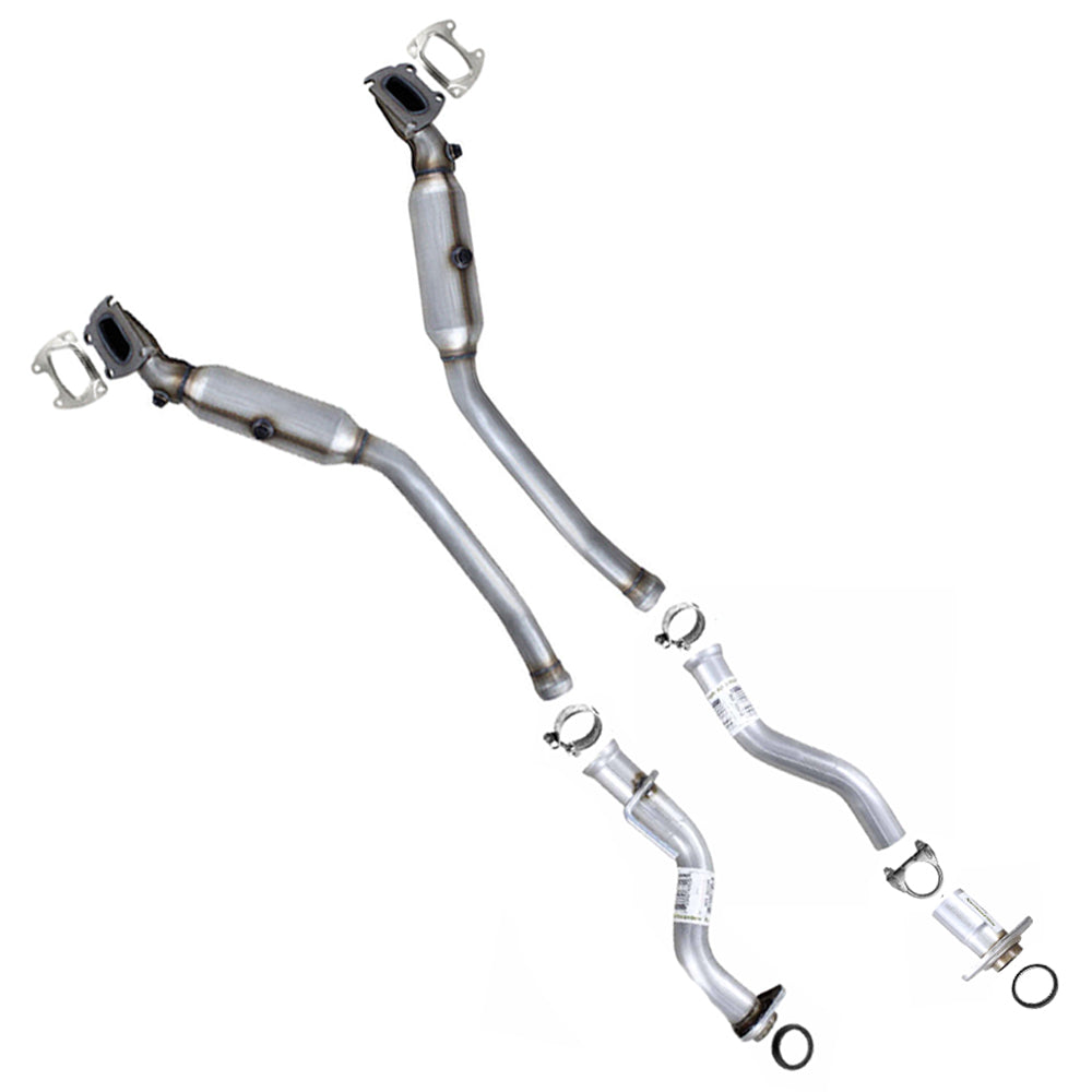 2013-2019 Jeep Grand Cherokee 3.6L Exhaust Pair of Catalytic Converters and Pipes | EPA Approved