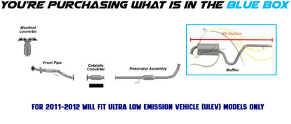 2007-2012 Hyundai Elantra 2.0L Stainless Steel Muffler Assembly