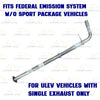 2011-2014 Hyundai Sonata 2.4L Exhaust Flex Pipe with Rear Catalytic and Intermediate Pipe Kit | EPA Approved