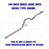 2010-2012 Mercedes-Benz Sprinter 2500 3.0L 144" WB Stainless Steel Exhaust Muffler and Tail Pipe Kit