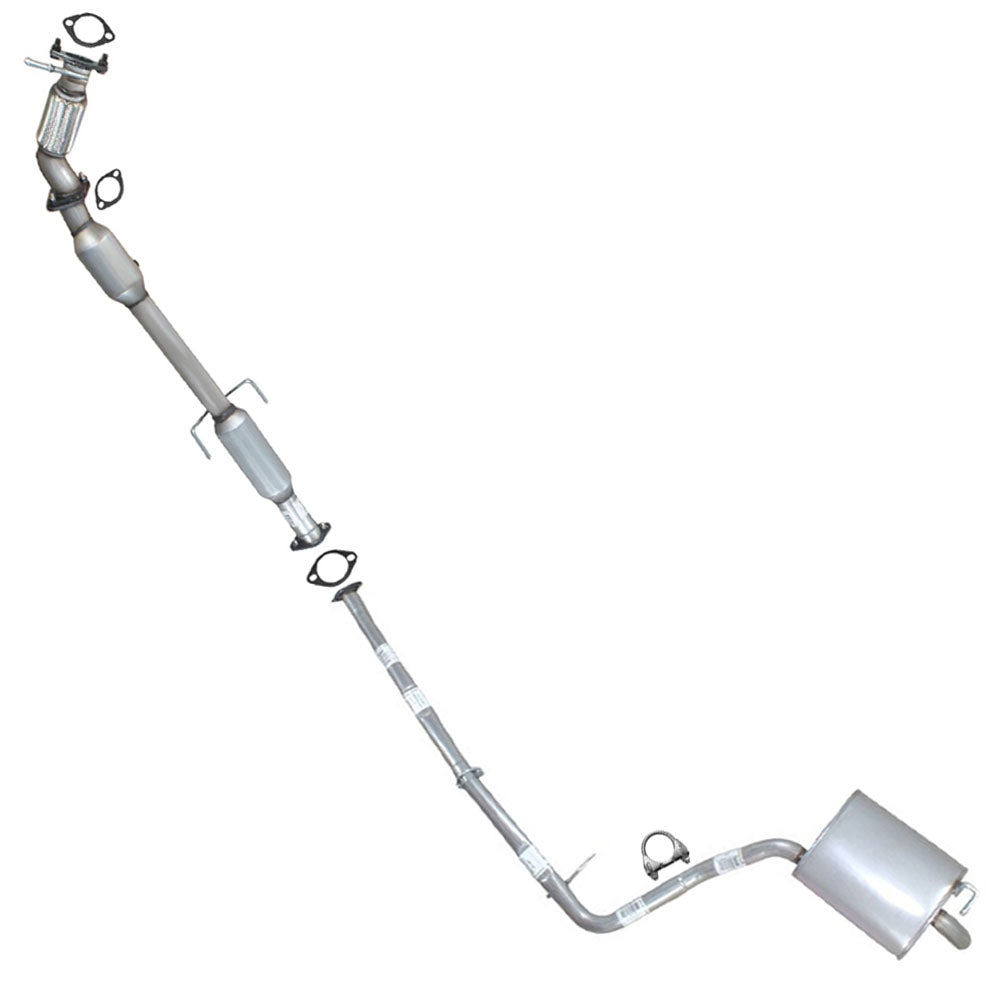 2011-2014 Hyundai Sonata 2.4L Rear Catalytic Converter, Pipes and Muffler System  | EPA Approved