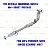 2011-2014 Hyundai Sonata 2.4L Rear Catalytic Converter, Pipes and Muffler System  | EPA Approved