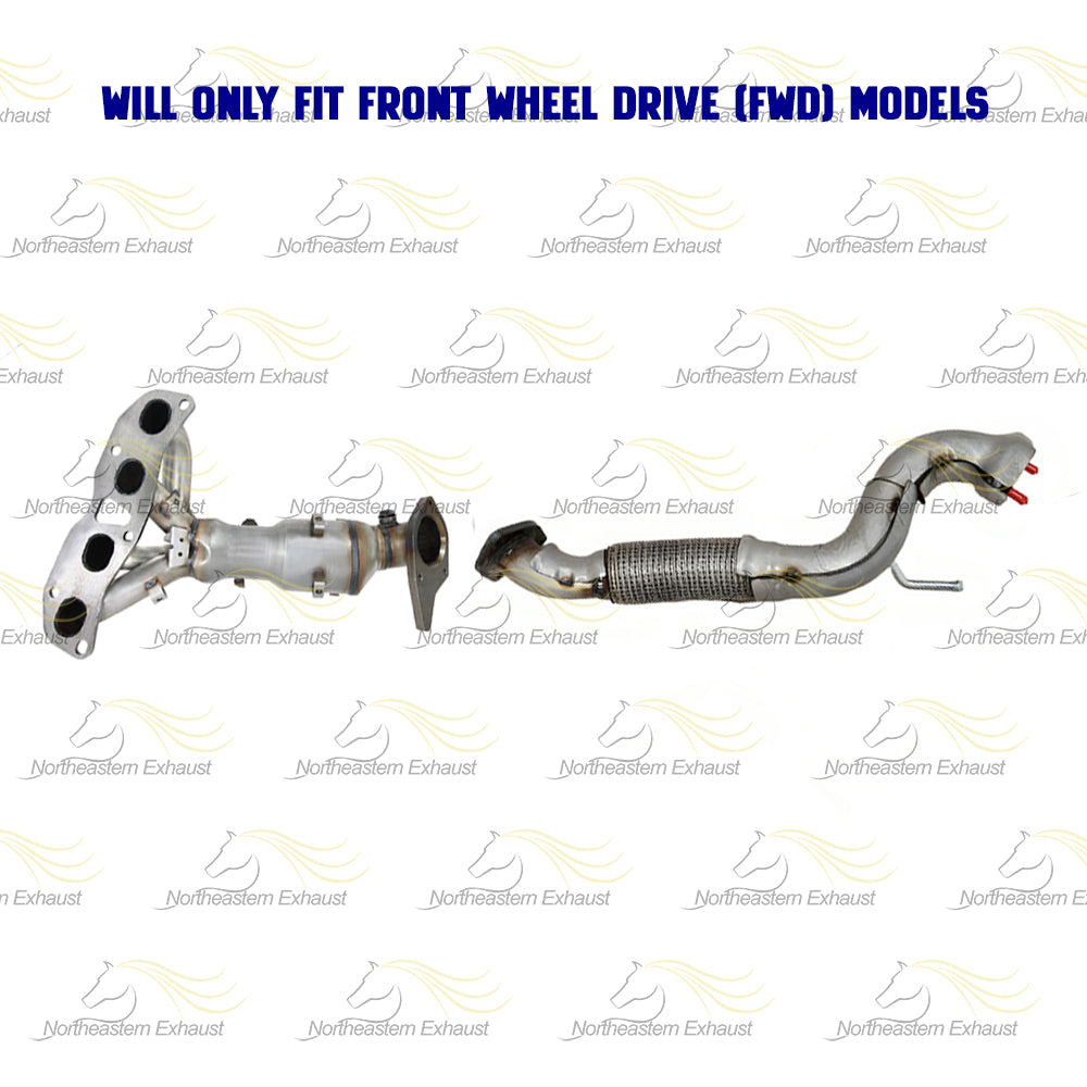 2014-2015 Nissan Rogue Select 2.5L EPA Manifold Converter with Front Pipe Kit | FWD