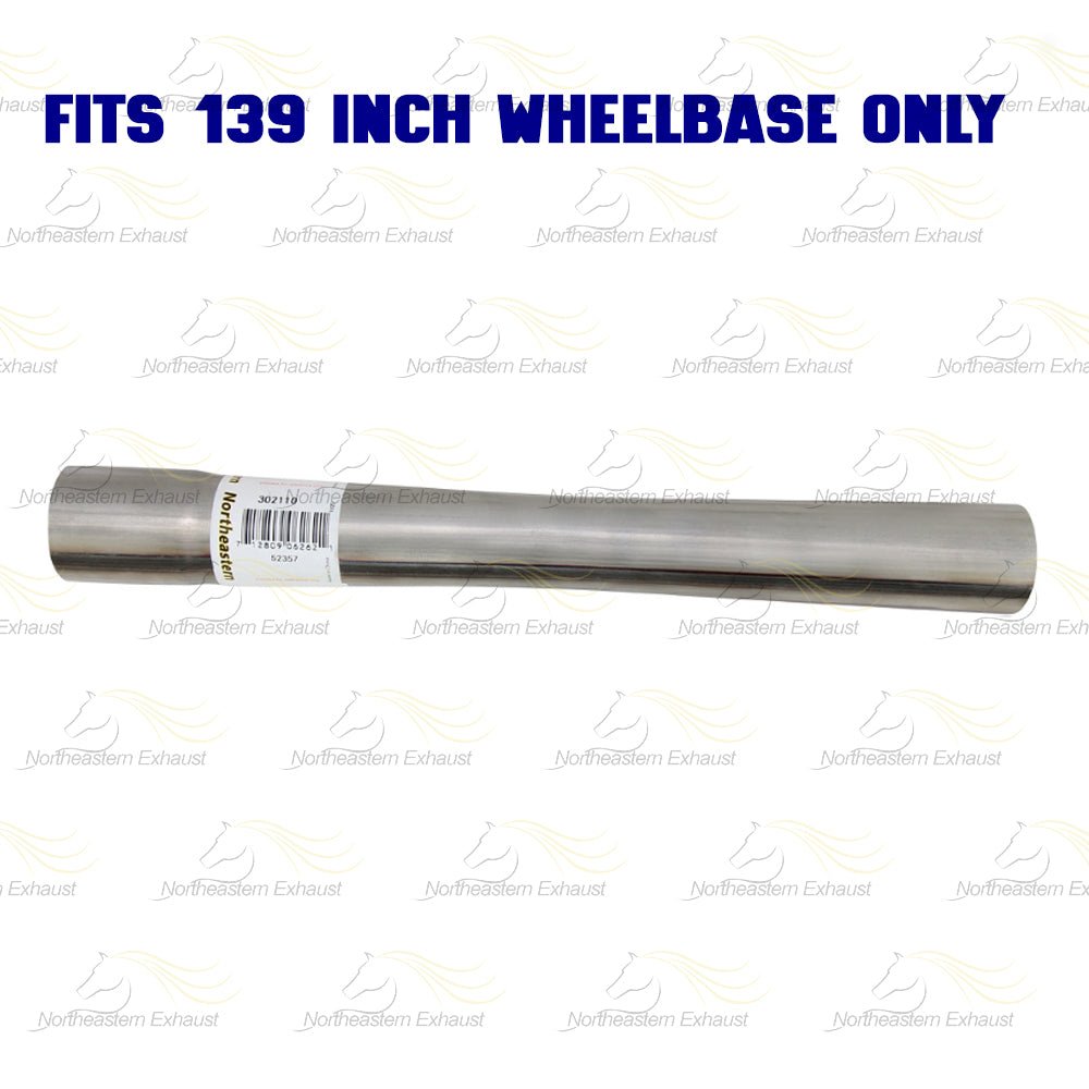 2005-2008 Ford F-150 4.6L Northeastern Exhaust 139" WB Stainless Steel Exhaust Extension Pipe