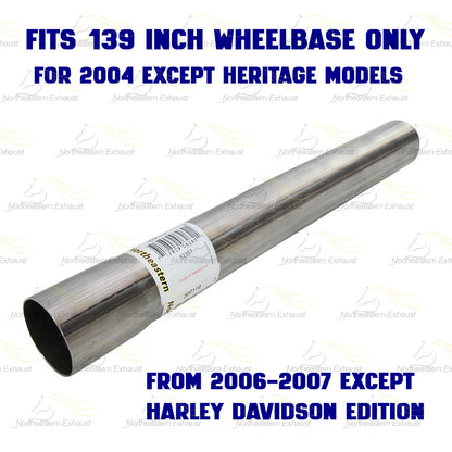 2004-2008 Ford F-150 5.4L 139" WB Stainless Steel Exhaust Extension Pipe