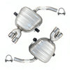 2009-2012 GMC Acadia 3.6L Stainless Steel Exhaust Resonator Kit | Pair