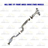 2014-2015 Nissan Rogue Select 2.5L Exhaust Manifold Catalytic Converters and Front Pipe | EPA Approved | FWD