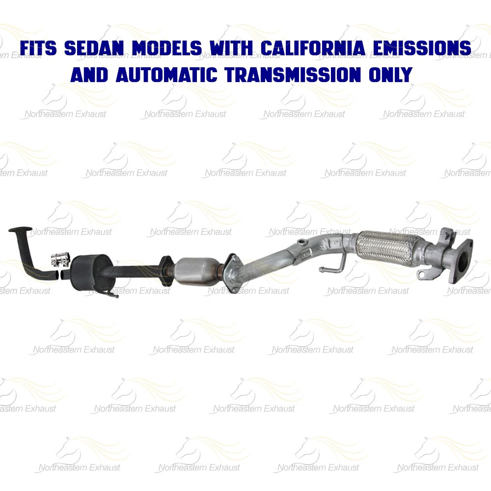 2007-2010 Hyundai Elantra 2.0L Front Exhaust Pipe, Catalytic Converter and Resonator | EPA Approved | SEDAN | California Emissions | Automatic Transmission