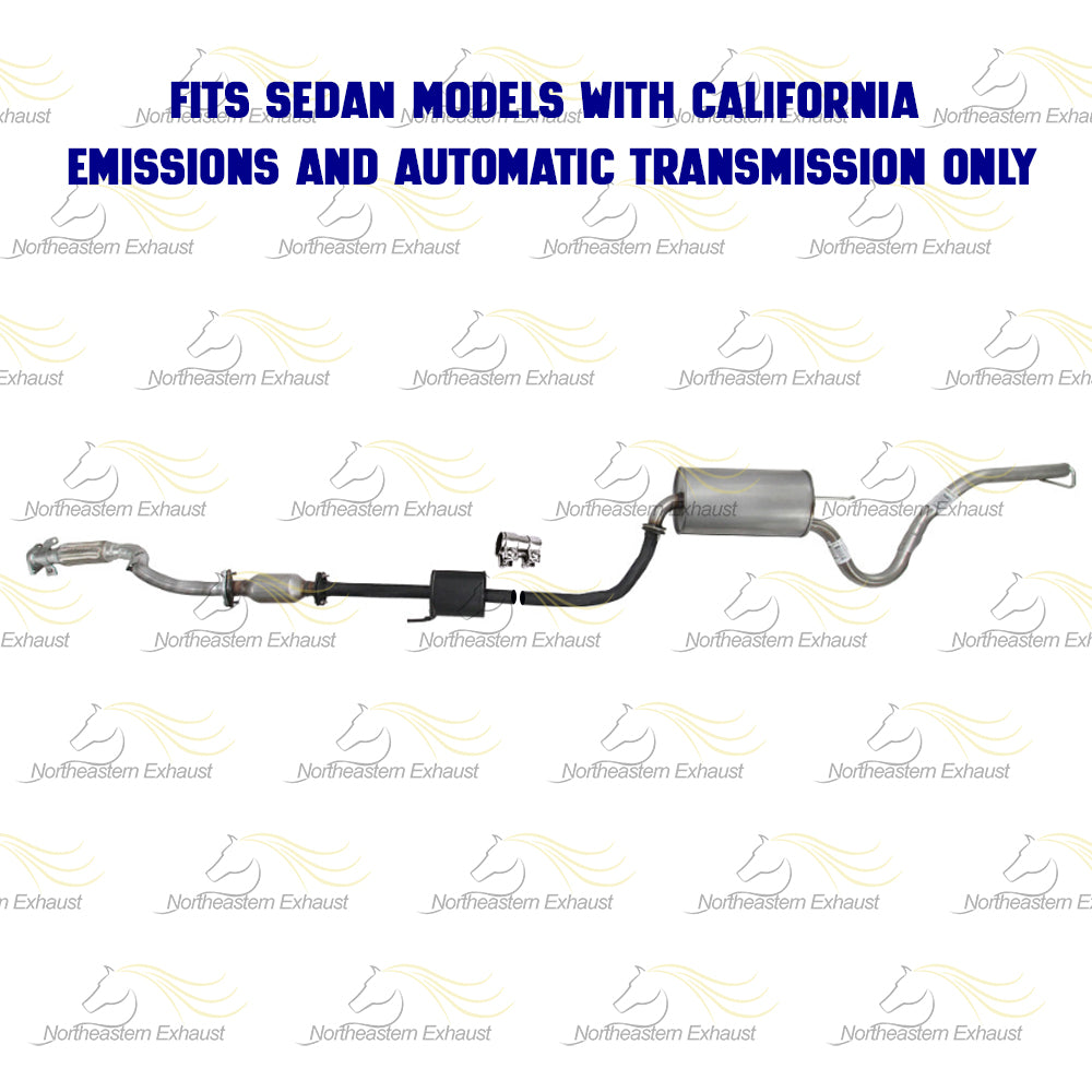 2007-2010 Hyundai Elantra 2.0L Front Exhaust Pipe, Catalytic Converter, Resonator and Muffler | EPA Approved